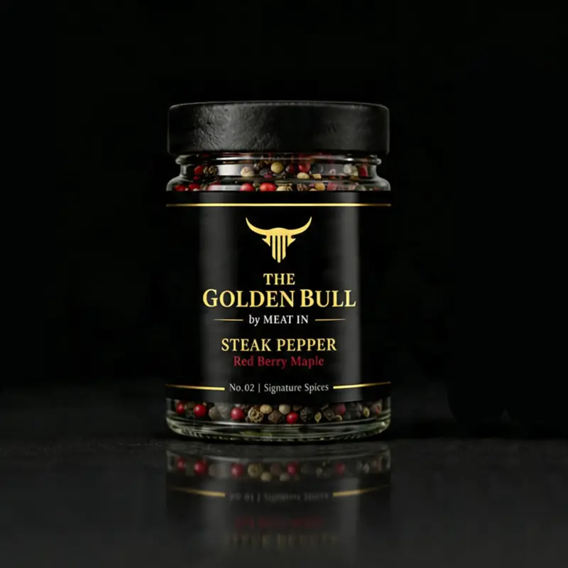 Steak Pepper Red Berry Maple 100g – The Golden Bull by MEAT IN