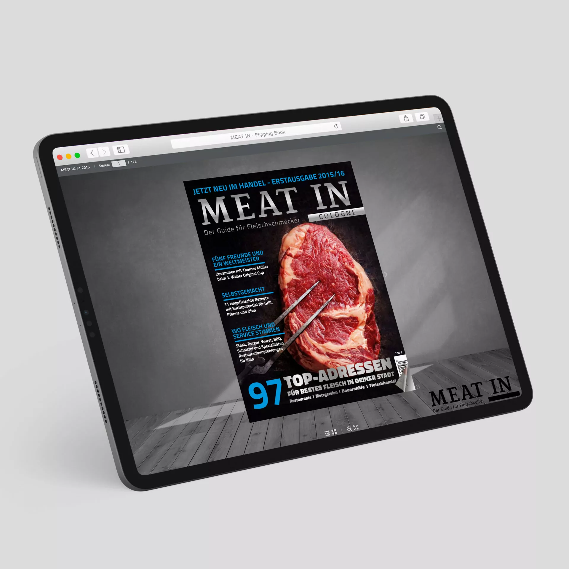 MEAT IN #1 Köln – Flipping Book (Digitale Ausgabe)