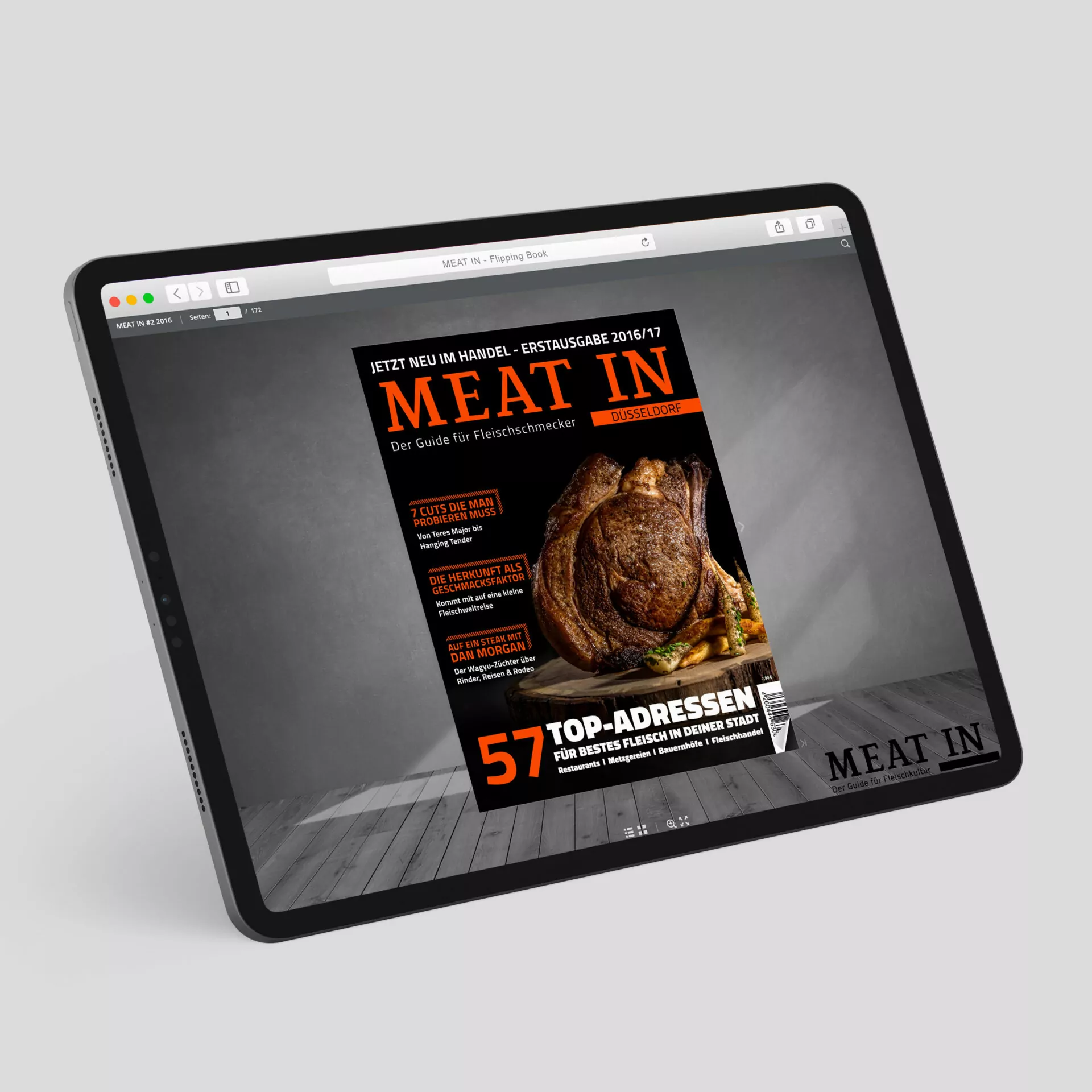 MEAT IN #2 Düsseldorf – Flipping Book (Digitale Ausgabe)